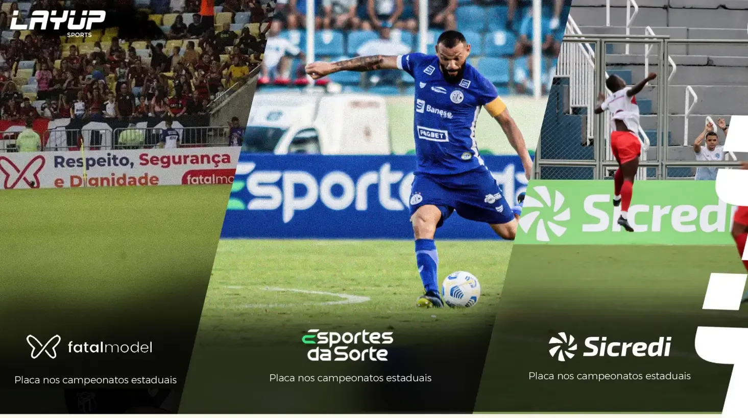Placas de campo em campeonatos estaduais