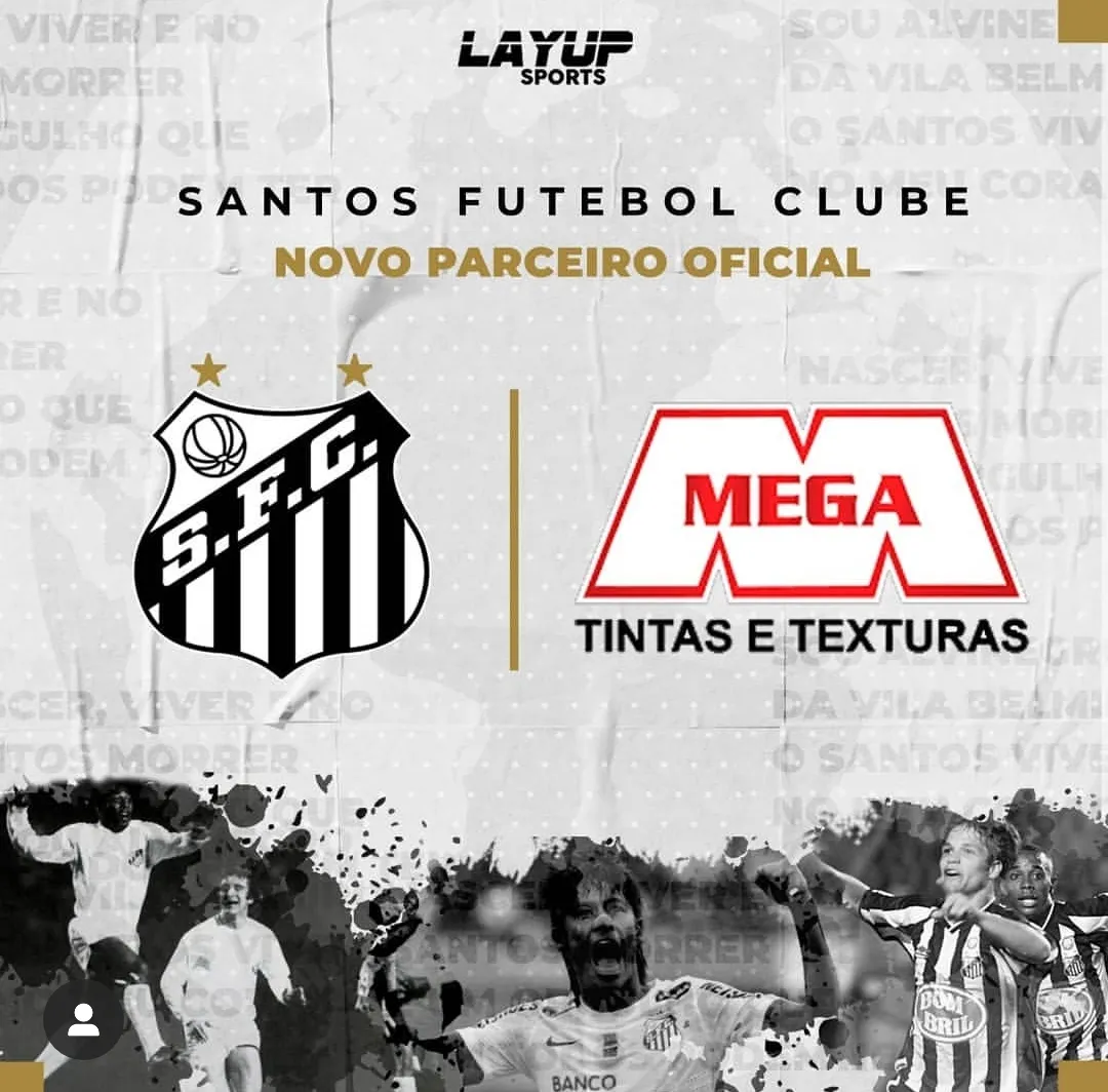 Mega Tintas, parceira oficial do Santos